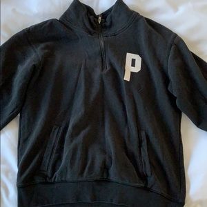 Pink sweater and pink sweatpants